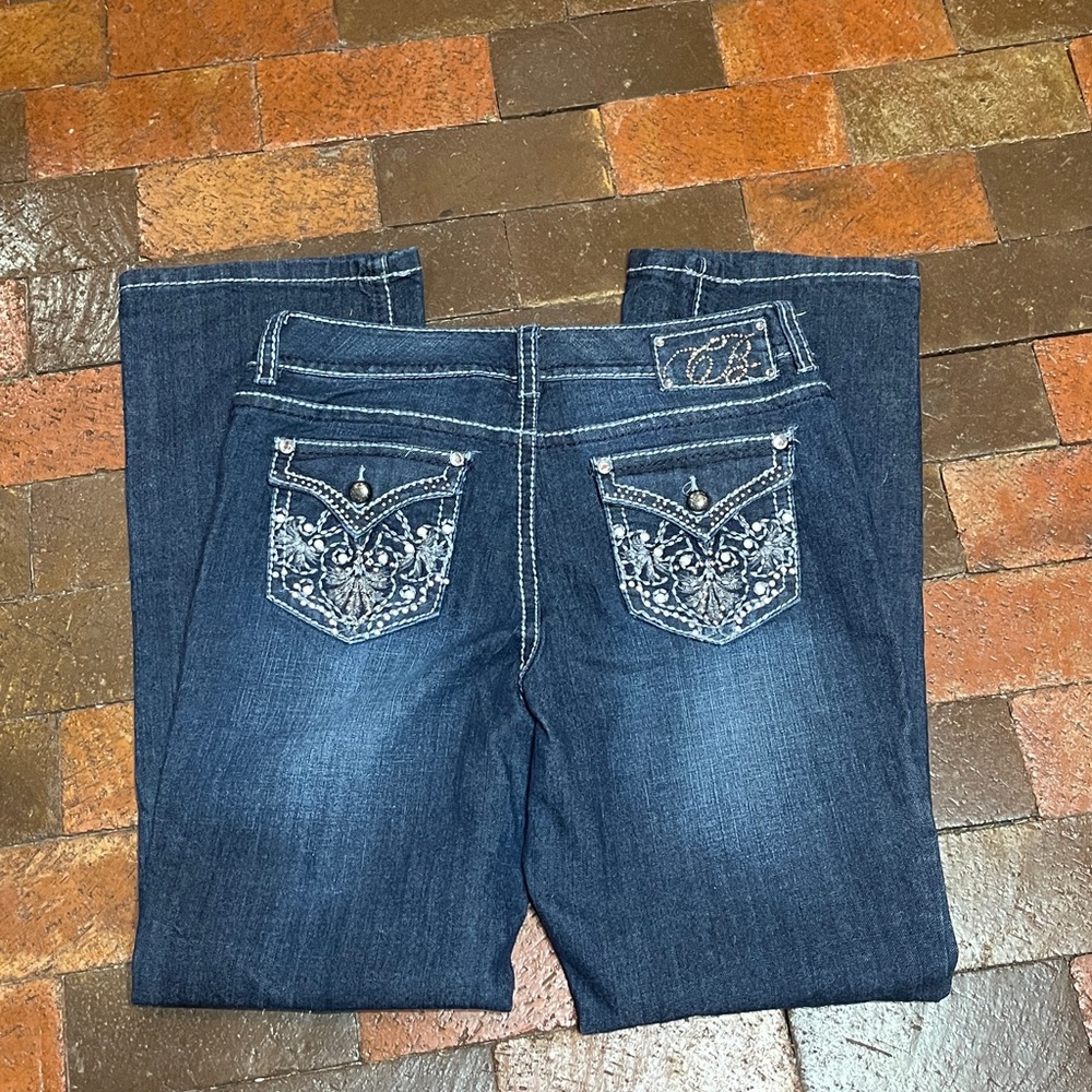 Code Bleu size 12/30 Annette Y2K embellished jeans